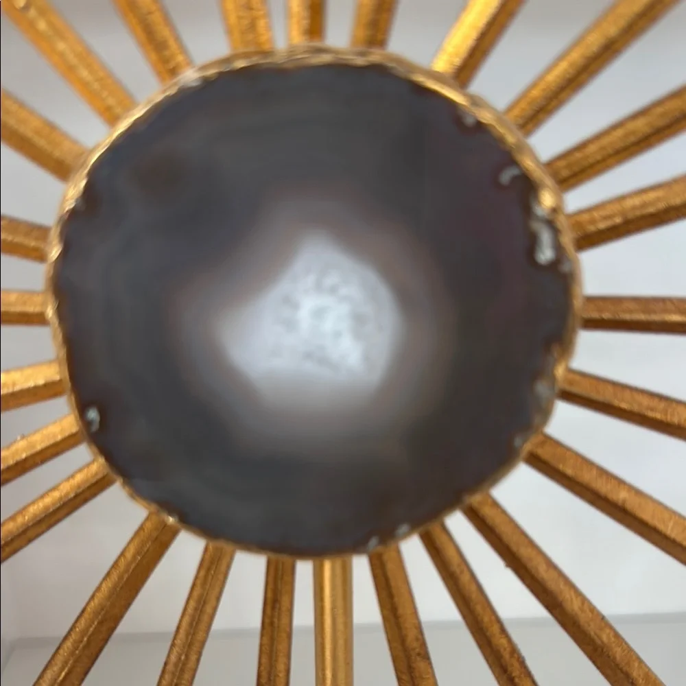 West Elm Gold and Gray Accent Decor